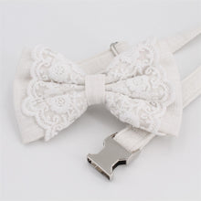Free Engraving | Wedding Dog Collar Bow Tie with matching bandana for Dog&Cat Collar Pet Accessories - CurliTail