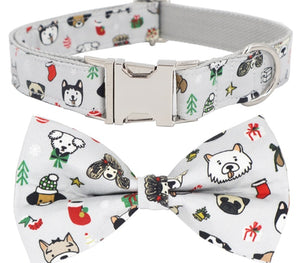 Snowy Christmas: Personalized Collars And Leashes