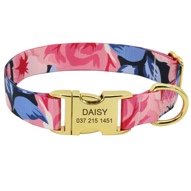 Magic In Florals | Personalized Dog ID Collars