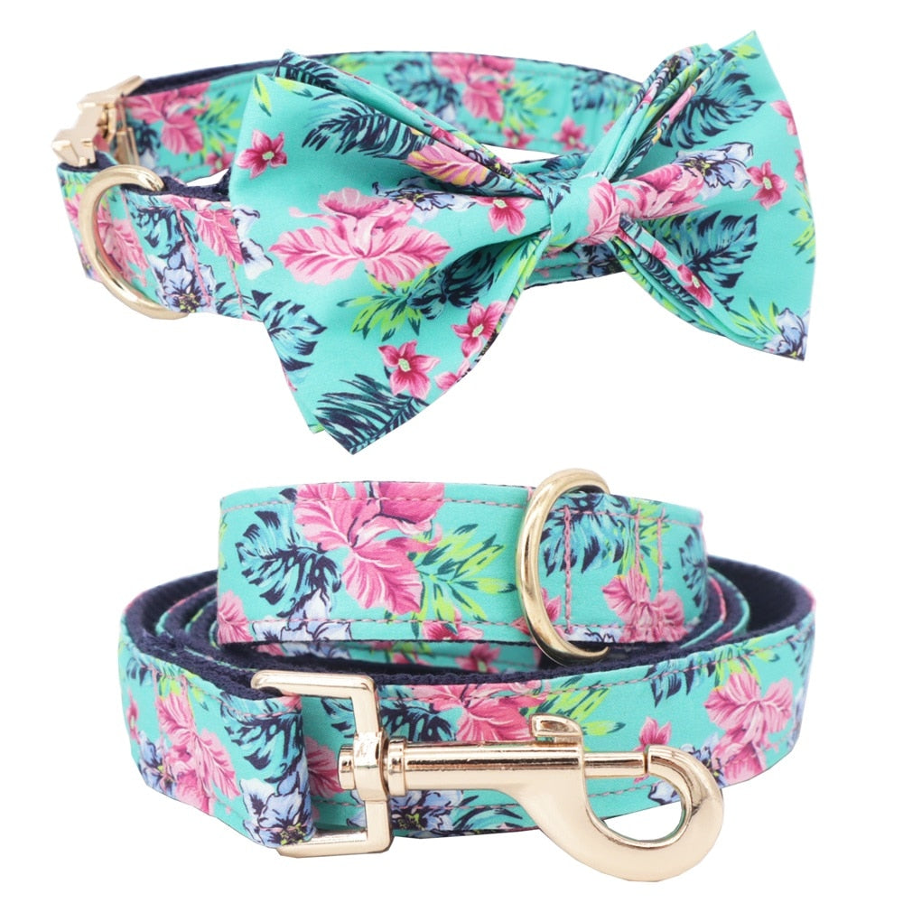 Spring Showers: Personalized Collars And Leashes - CurliTail