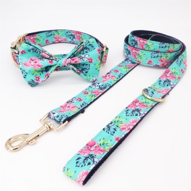 Spring Showers: Personalized Collars And Leashes - CurliTail