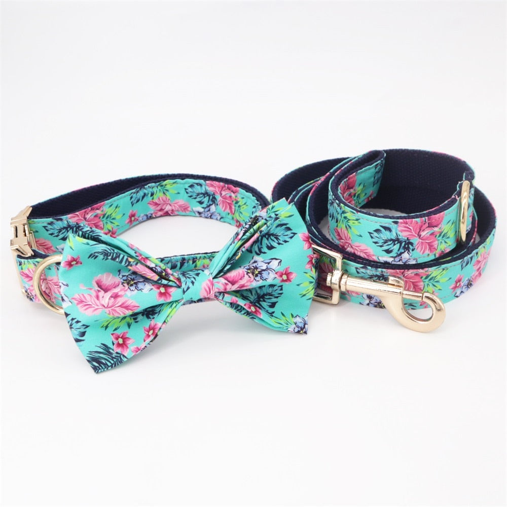 Spring Showers: Personalized Collars And Leashes