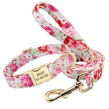 Fascinating Florals: Collars And Leashes | Personalized - CurliTail