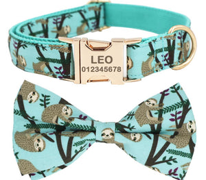 Naughty Monkeys: Personalized Bow Collars And Leashes