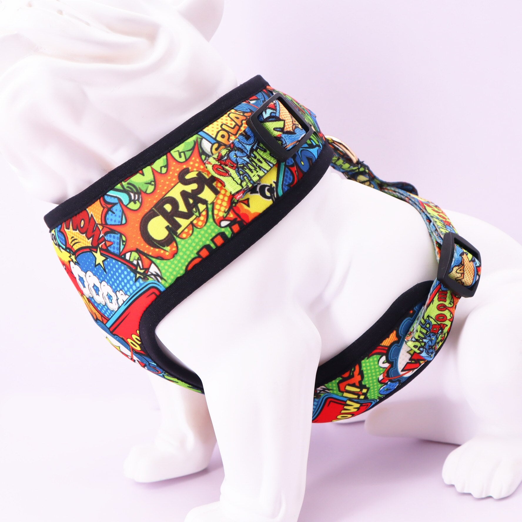 Crash Design Dog Harness Leash and Poop Bag Set