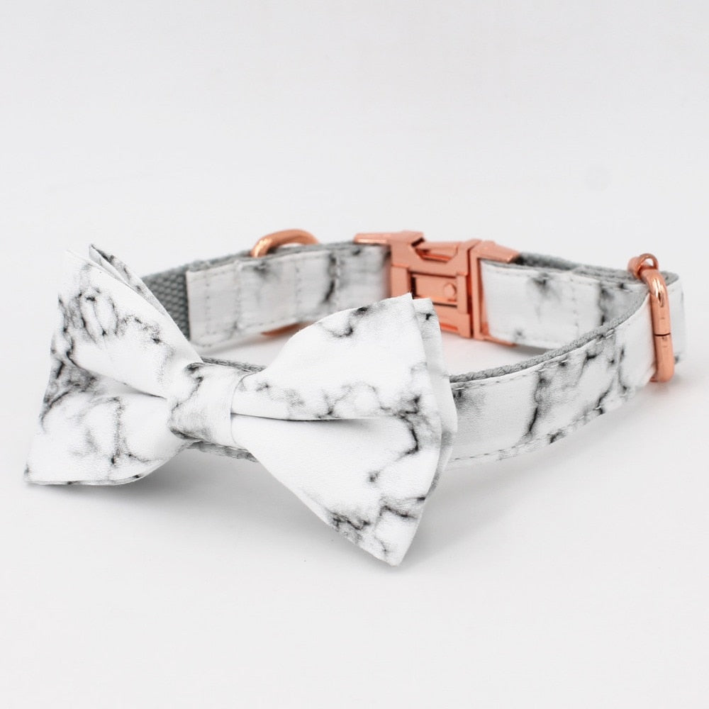 Marble Dog collars And Leashes: Personalized