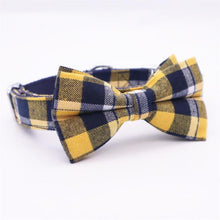Plaid Designer Dog Collar And Leash Set | Personalized - CurliTail