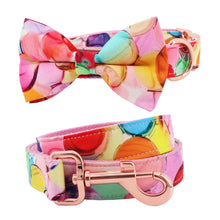 Bubbly Bubbles: Personalized Bowtie And Leash Set - CurliTail