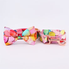Bubbly Bubbles: Personalized Bowtie And Leash Set - CurliTail