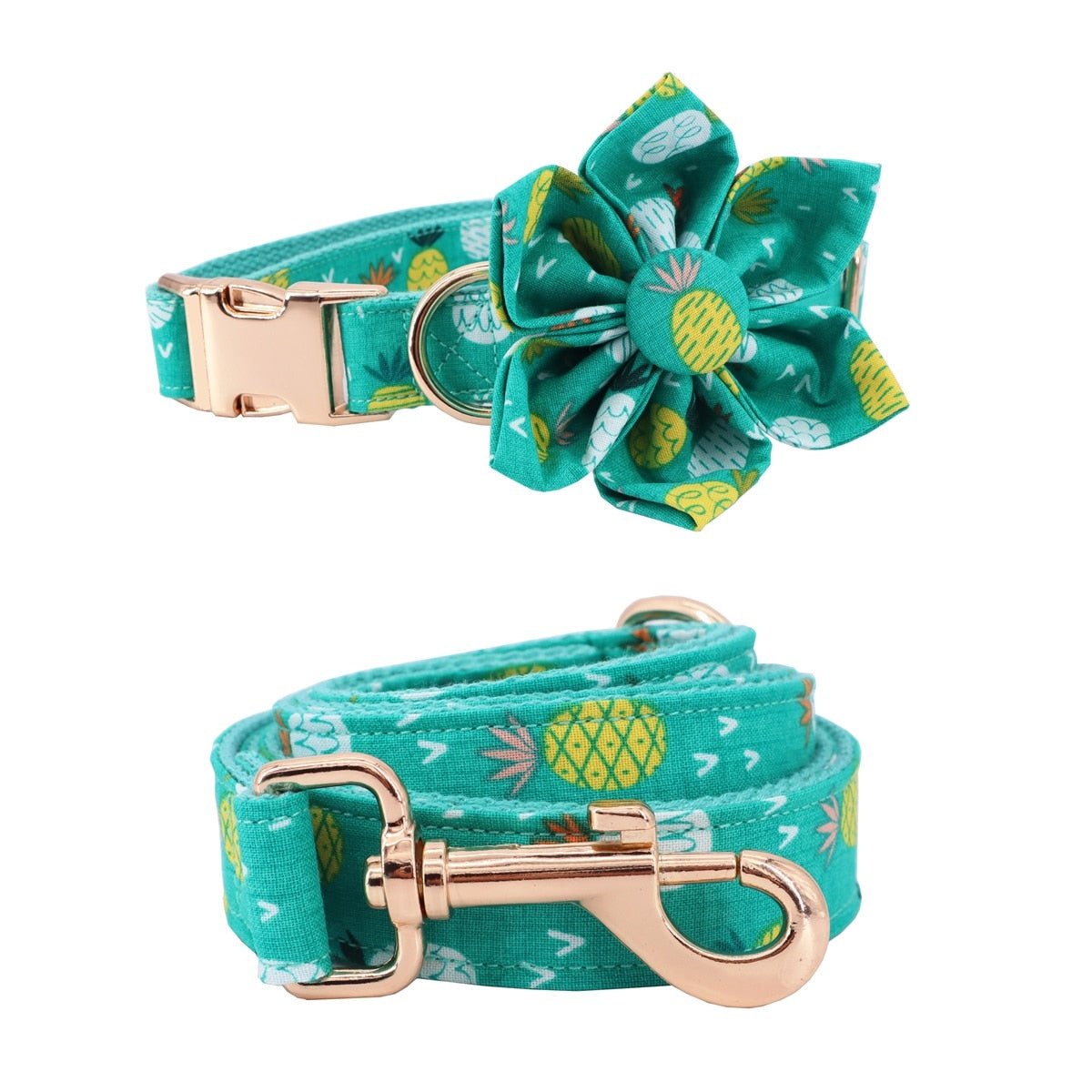 Pineapple Trends: Personalized Flower Collars And Leashes