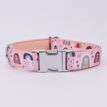 Trendy Rainbow Bow Collar: Personalized - CurliTail