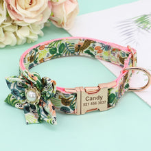 Designer Florals: Personalized Dogs Flower Collars - CurliTail