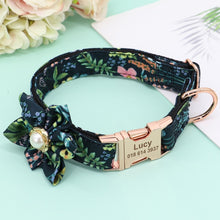 Designer Florals: Personalized Dogs Flower Collars - CurliTail
