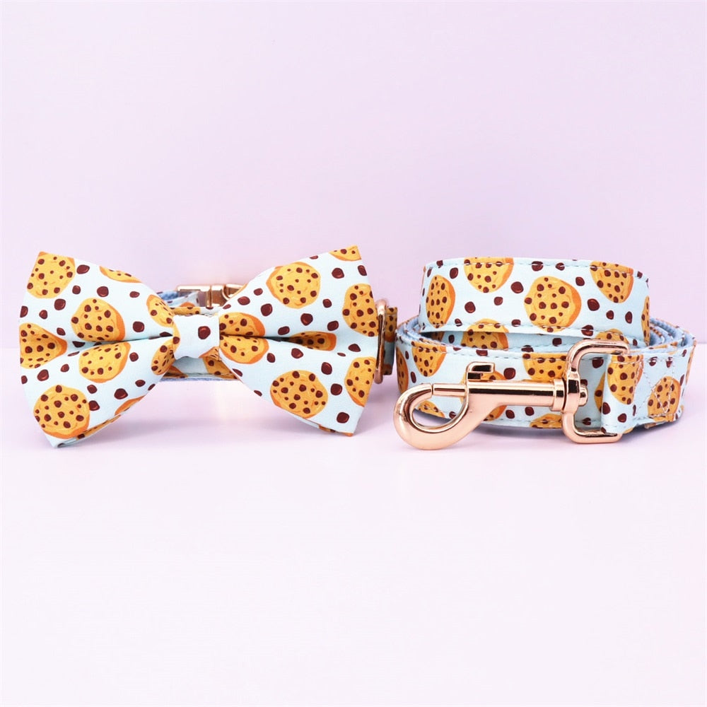 Coo-kies Treat: Personalized Bow Collars And Leashes - CurliTail