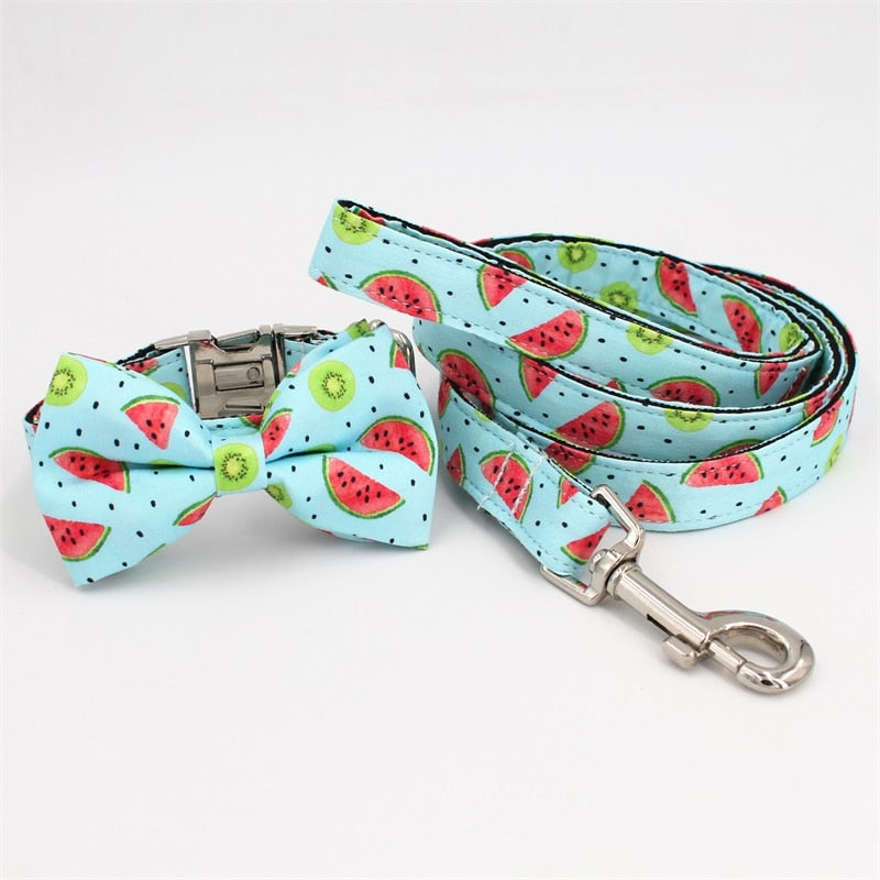 Sweet Watermelon: Personalized Pet Collar And Leashes