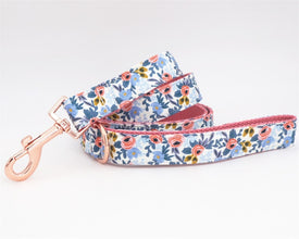 Valentine's Love: Personalized Flower Collar And Leash - CurliTail