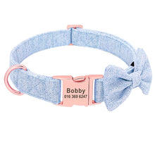Classy Bow And Leash Set: Personalized Collar And Leash - CurliTail