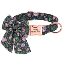 Floral Butterfly Collars for Wedding | Personalized Dog ID Collar - CurliTail