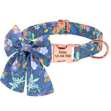 Floral Butterfly Collars for Wedding | Personalized Dog ID Collar - CurliTail