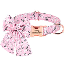 Floral Butterfly Collars for Wedding | Personalized Dog ID Collar - CurliTail