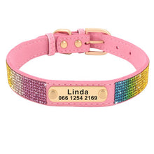 Rhinestone Pet Collars | Small Dog ID Collars |Personalized - CurliTail