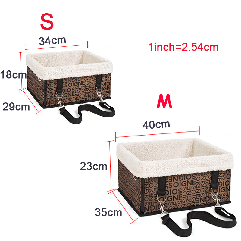 Foldable Car Seat for Pet Dogs Cats Puppies