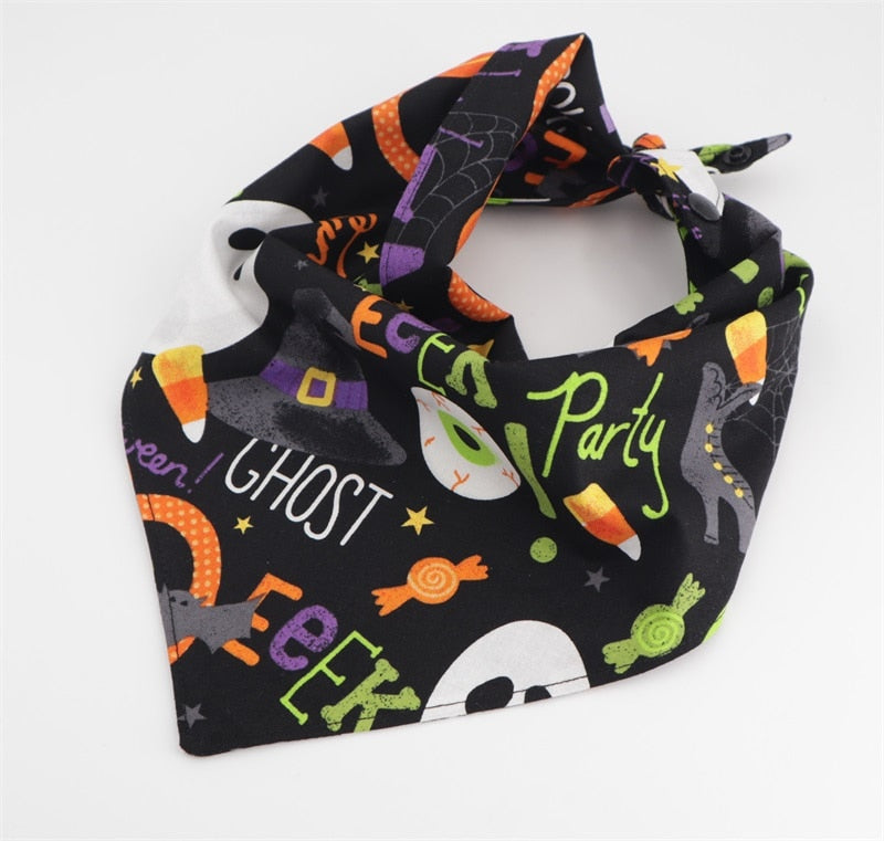 Personalized Halloween Dog Collar With Leash