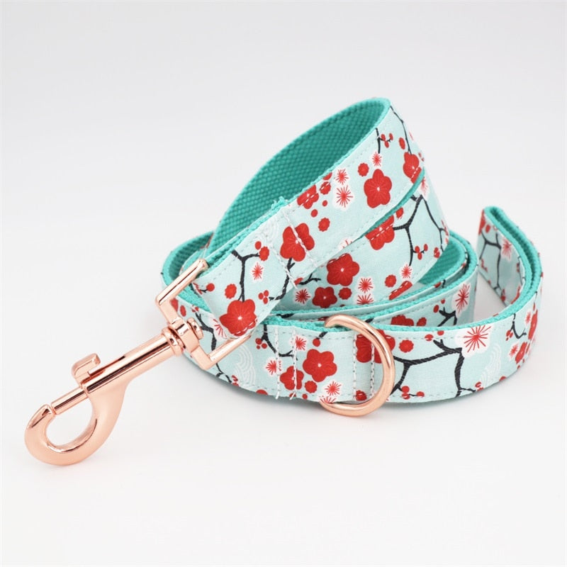 Seas And Flowers: Personalized Collars And Leashes - CurliTail