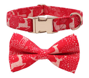 Christmas Elk: Personalized Collars And Leashes