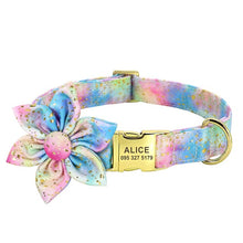 Bubbles And Flowers Personalized Flower Collars - CurliTail