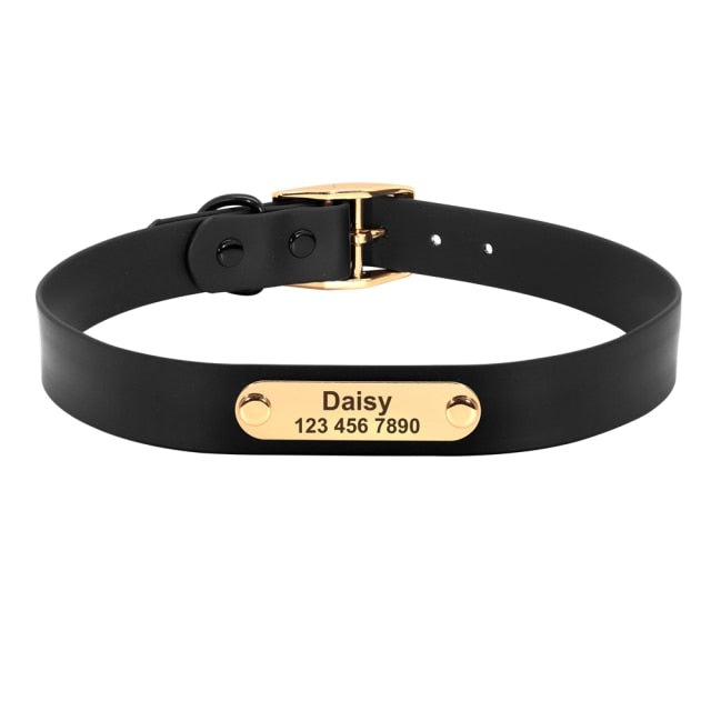 Elegant Waterproof Personalized Collars And Leashes