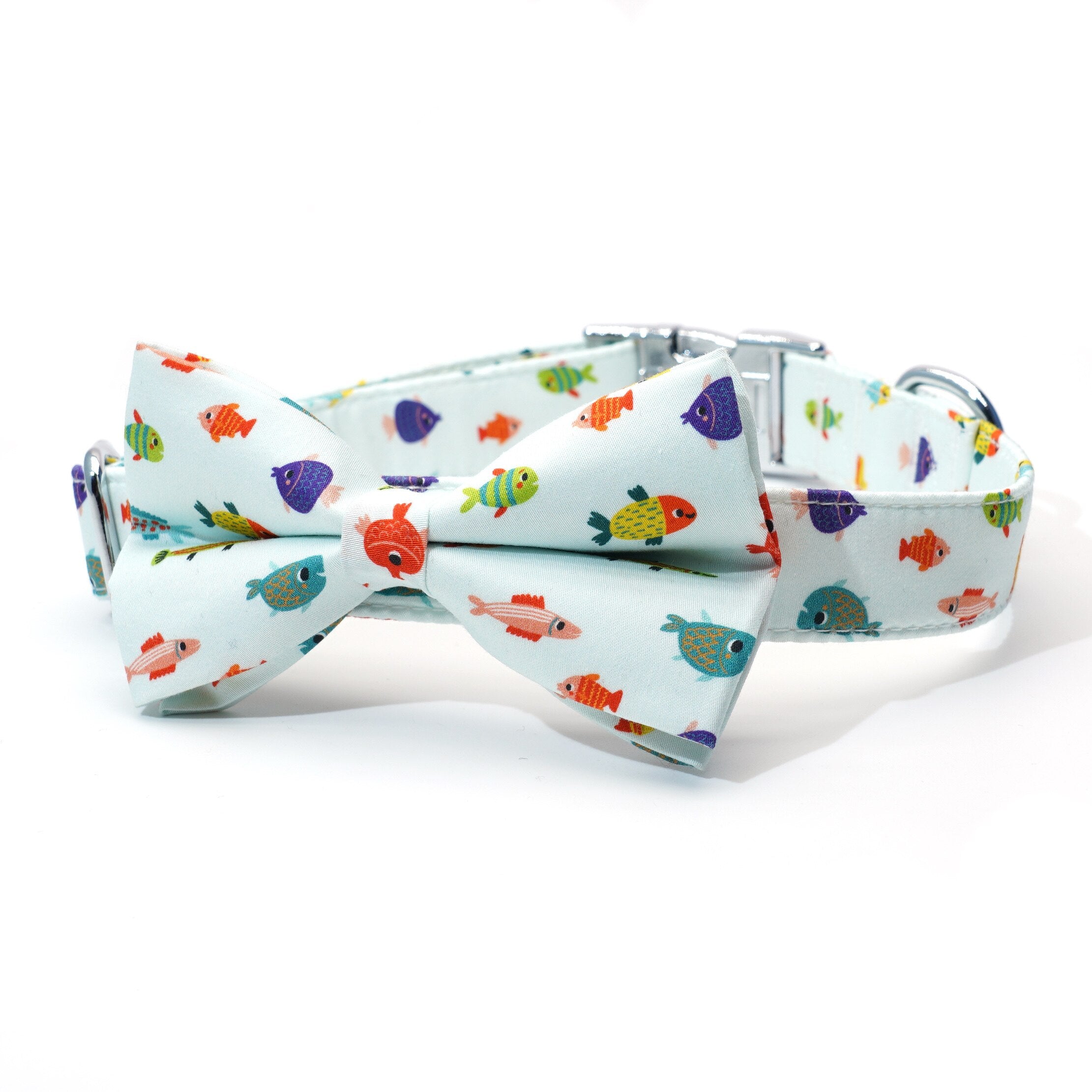Sushi Fish Bow Collar and Leash Set | Personalized