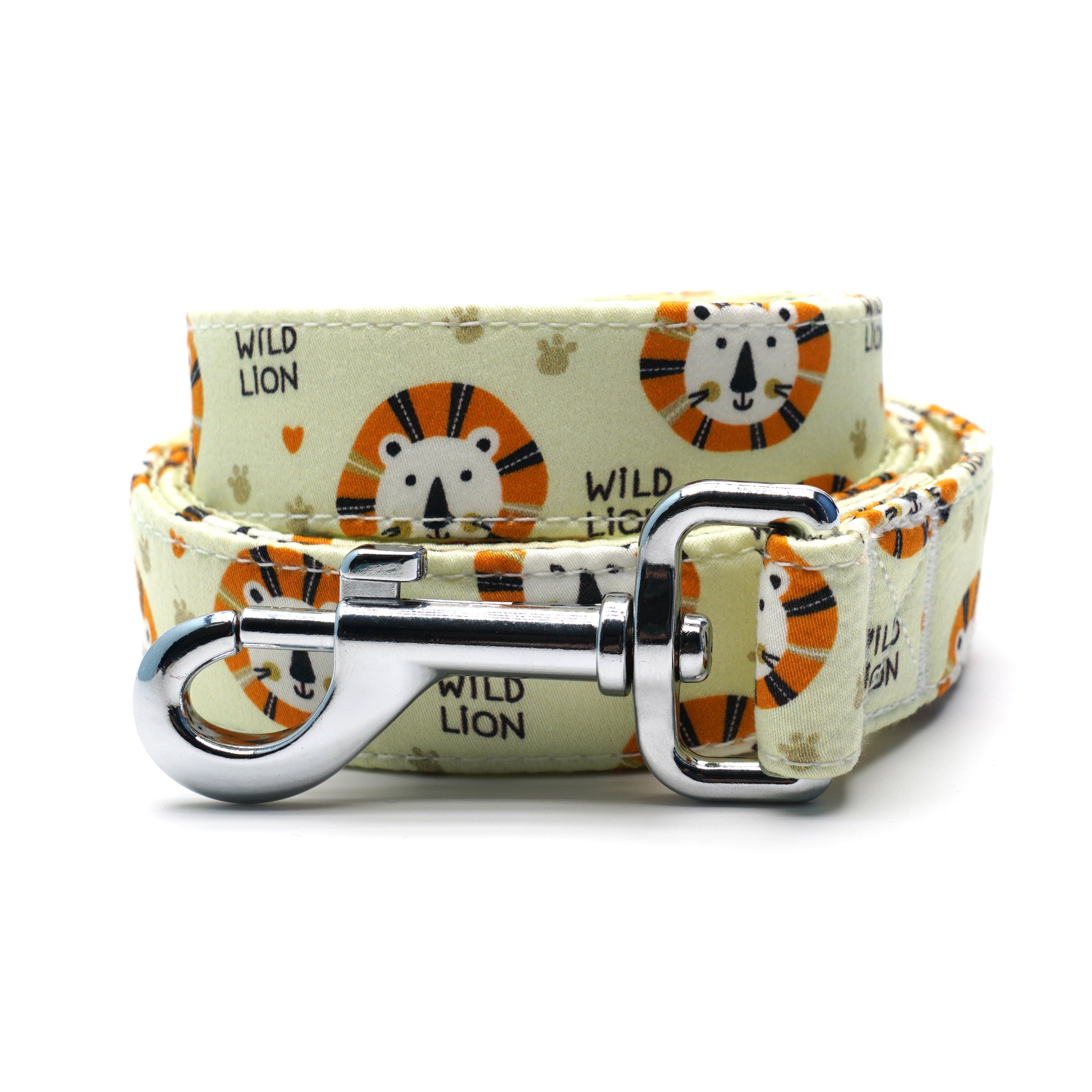 Cute Lion Dog Bow Collar Harness Leash | Personalized