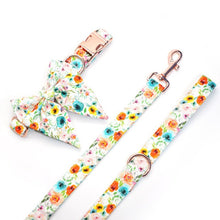 Watercolor Floral Butterfly Collar | Personalized Collar And Leash - CurliTail