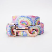 Tie-Dye Flower Collar and Leash Set | Personalized - CurliTail