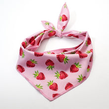 Rosy Pink Strawberry Flower Collar and Leash Set | Personalized - CurliTail