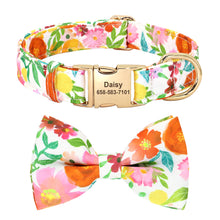 Multidesign Bowtie Dog Collar: Personalized Accessory in multiple colors - CurliTail
